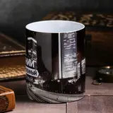 Евгений сублимациясы бар шыны-аяқ түнгі қала, 300 мл  - фото 5