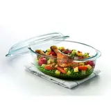 Термостойкая посуда с крышкой овальная 4 (3+1)л.Pyrex 459А000/W243/3 - фото 2