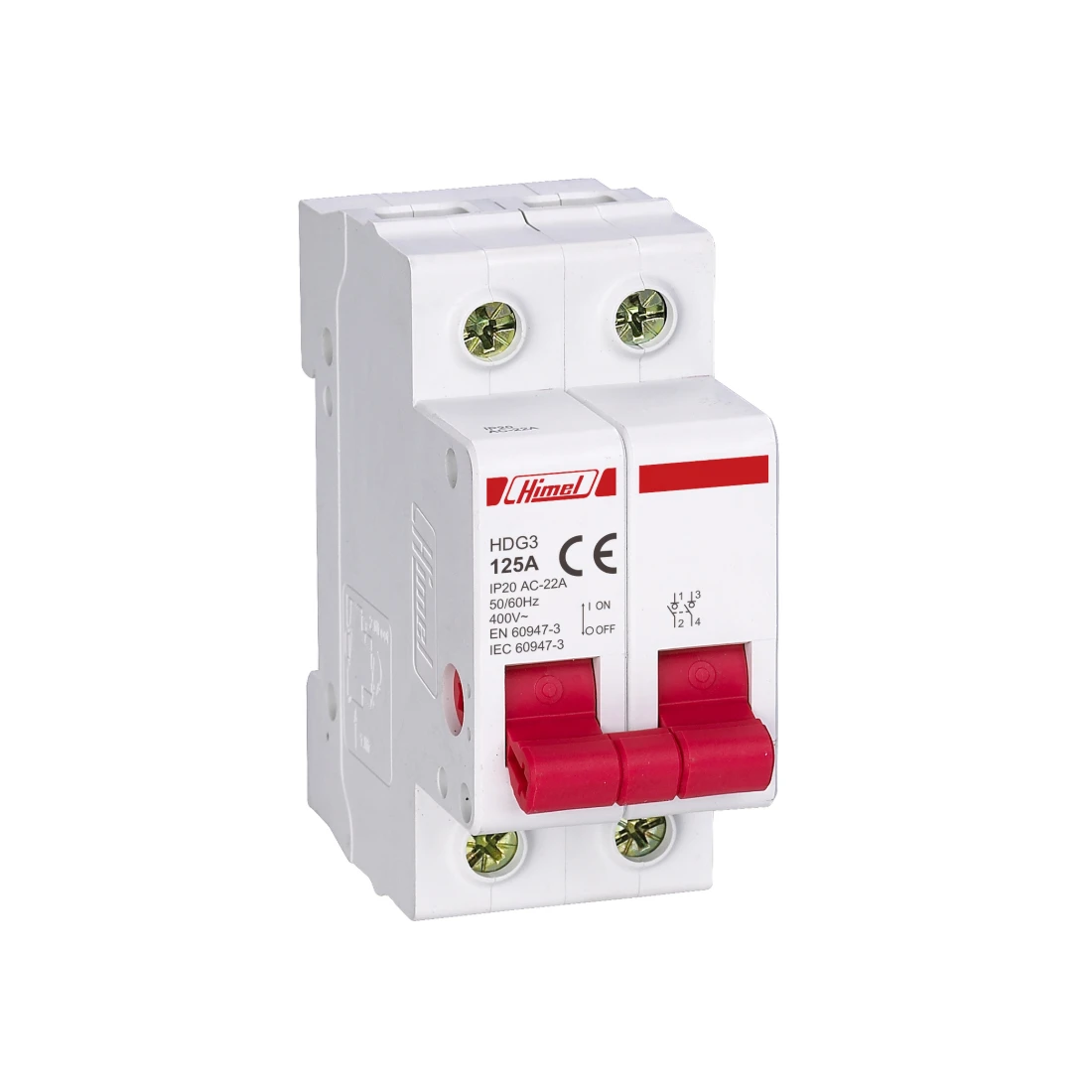 Выключатель-разъединитель Himel HDG3 2Р 63А 