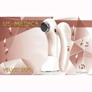 Ультразвуковой прибор для тела US Medica Velvet Skin (розовый)