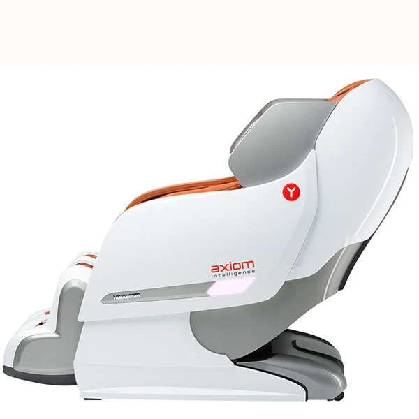 Массажное кресло Yamaguchi YA-6000 Axiom (бело-рыжее- бежевое-черное) - фото 4