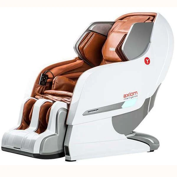 Массажное кресло Yamaguchi YA-6000 Axiom (бело-рыжее- бежевое-черное) - фото 2