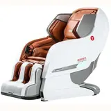 Массажное кресло Yamaguchi YA-6000 Axiom (бело-рыжее- бежевое-черное) - фото 2