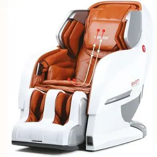 Массажное кресло Yamaguchi YA-6000 Axiom (бело-рыжее- бежевое-черное)