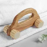 Массажер деревянный "Машинка", 4 ролика 