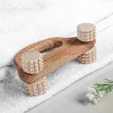 Массажер деревянный "Машинка", 4 ролика  - фото 3