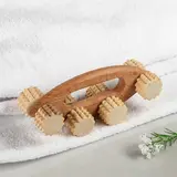 Массажер деревянный "Машинка", 8 роликов  - фото 3