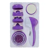 Массажер для лица Galaxy GL 4941, 2*АА (не в комплекте), 2 скорости, 6 насадок  - фото 8