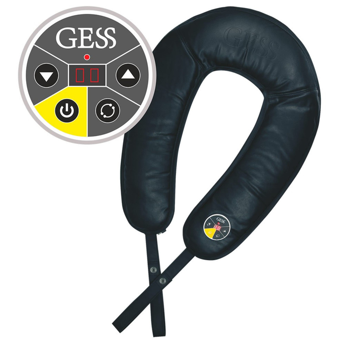 Массажер для шеи и плеч GESS-157 Tap Pro, 60 Вт, 39 программ, ударно-кулачковый 