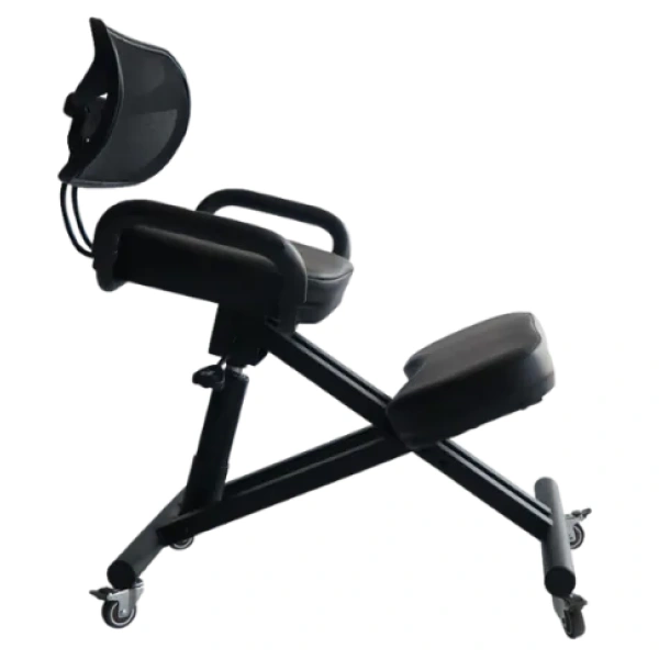 Стул для осанки Relaxy Royalty (черный со спинкой) - фото 3