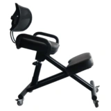 Стул для осанки Relaxy Royalty (черный со спинкой) - фото 3