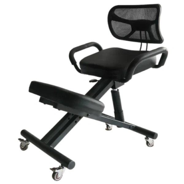 Стул для осанки Relaxy Royalty (черный со спинкой)