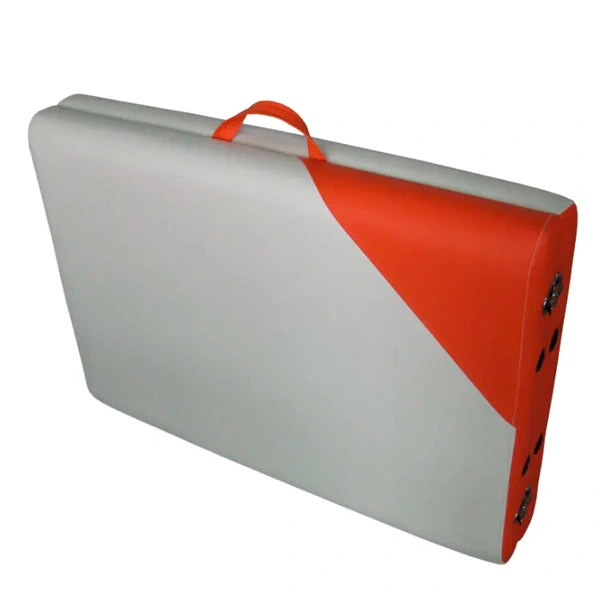 Массажный стол Relaxy Manitoba Бело-оранжевый - фото 4