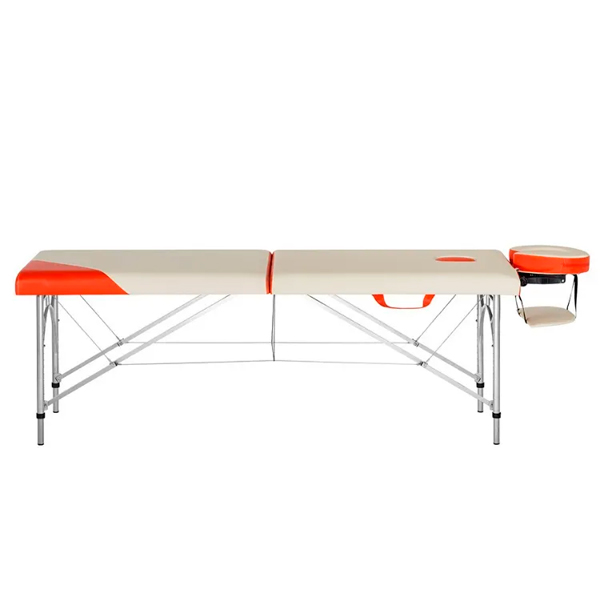 Массажный стол Relaxy Manitoba Бело-оранжевый