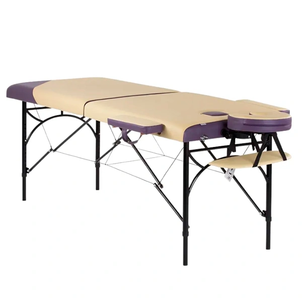 Массажный стол Relaxy Alberta Бело-фиолетовый