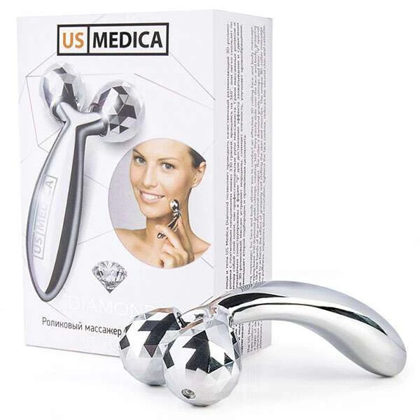 Роликовый массажер для лица и тела US Medica Diamond - фото 2