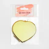 Зеркало складное, цвет золотой  - фото 3