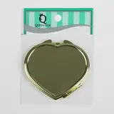 Зеркало складное, цвет золотой  - фото 4