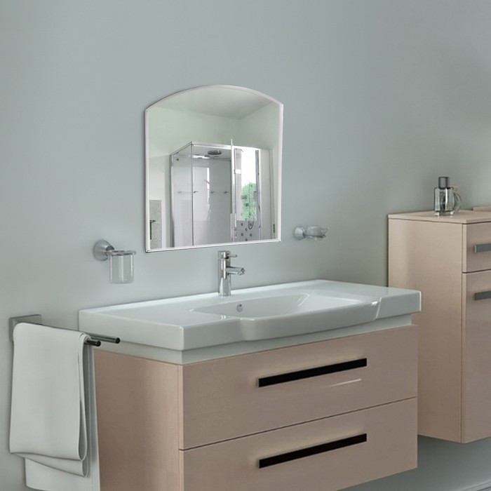 Зеркало в ванную комнату 60×45 см "Ассоona А605" 