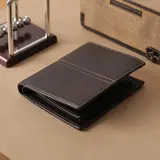 Портмоне мужское, 2 отдела, для карт, цвет кофе 