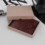 Портмоне мужское, цвет коричневый  - фото 4