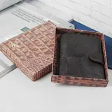 Портмоне мужское 2 в 1, цвет коричневый 