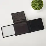 Портмоне мужское, 1 отдел, цвет чёрный 