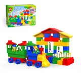 Конструктор «Мой Город: ЖД станция», 68 деталей 