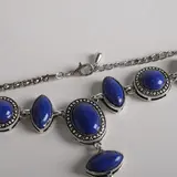 Кулон восток "Лазурит" эллипс в оправе  - фото 2