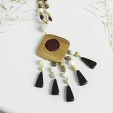 Кулон ручная работа, деревянный "Капри"  - фото 2