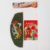 Набор «День Победы. Гвоздики», пилотка, брошь  - фото 3