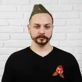 Набор «День Победы. Гвоздики», пилотка, брошь  - фото 4