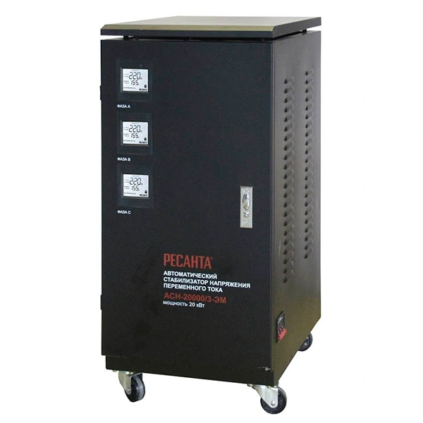 Стабилизатор трехфазный Ресанта 20 000/3 АСН ЭМ