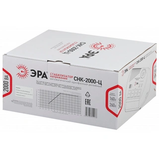 Стабилизатор ЭРА СНК-2000-Ц - фото 2