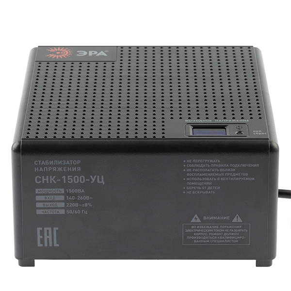 Cтабилизатор ЭРА CНК-1500-УЦ - фото 2