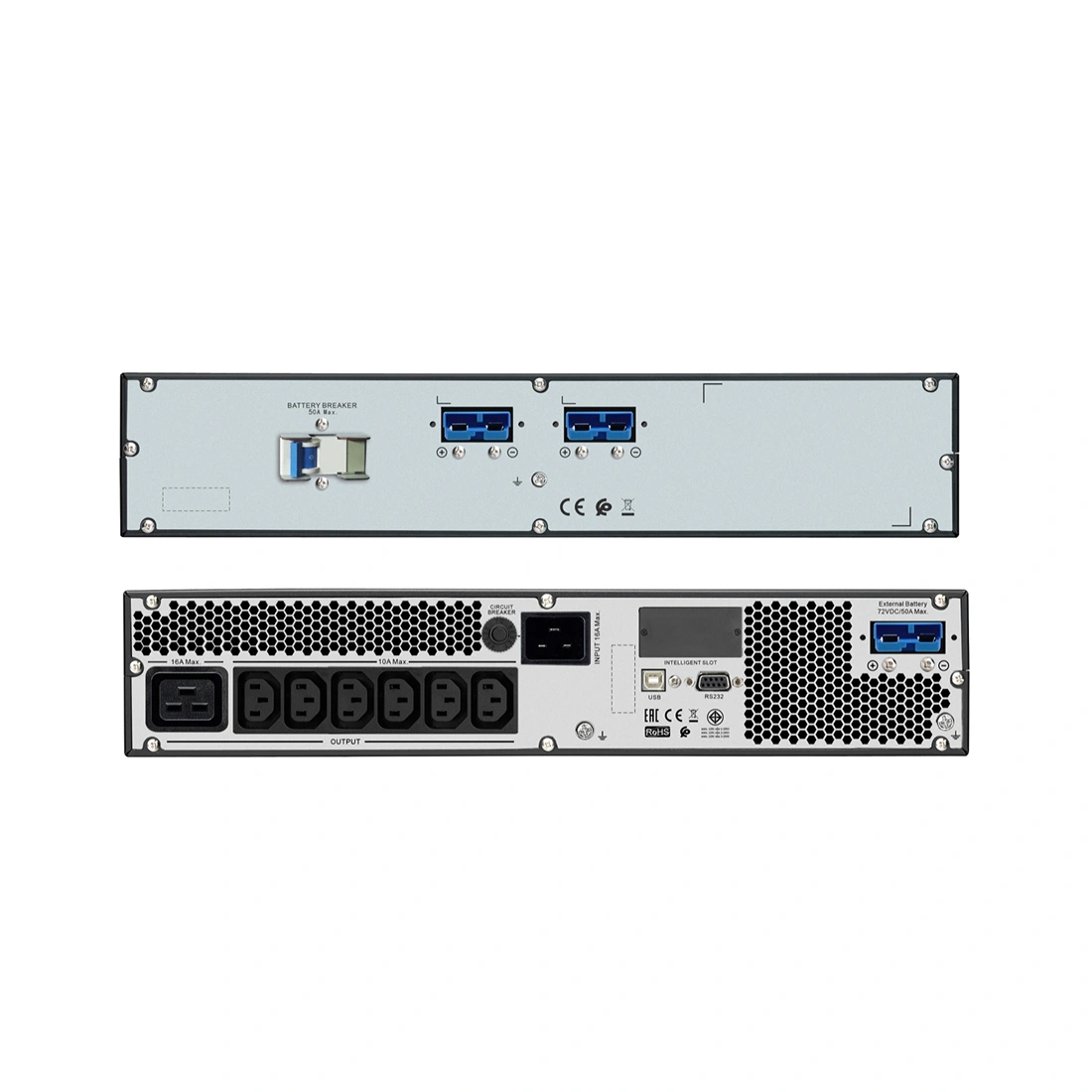 Источник бесперебойного питания APC Easy UPS SRV3KRILRK SRV3KRILRK (SRVPM3KRIL+SRV72RLBP-9A+SRVRK1) - фото 2