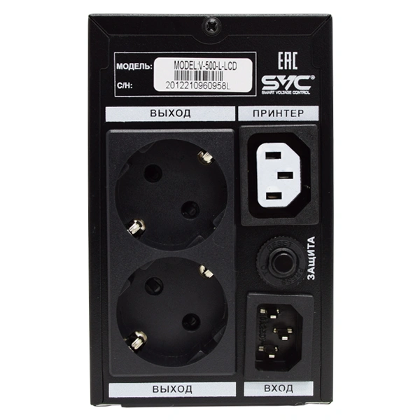 Источник бесперебойного питания SVC V-500-L-LCD V-500-L-LCD - фото 4