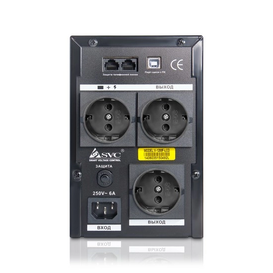 Источник бесперебойного питания SVC V-1200-F-LCD V-1200-F-LCD - фото 4
