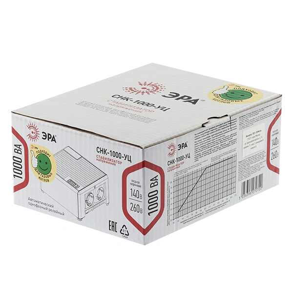 Cтабилизатор ЭРА CНК-1000-УЦ - фото 8