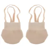 Полупальцы с силиконовой резинкой (S2, Бежевый)  - фото 3