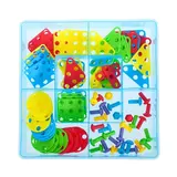 Конструктор «Болтовая мозаика: Транспорт», с отвёрткой и основанием, 96 деталей  - фото 2