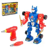 Конструктор «Робот» 2 в 1, с электрическим шуруповёртом, 31 деталь, световые и звуковые эффекты 
