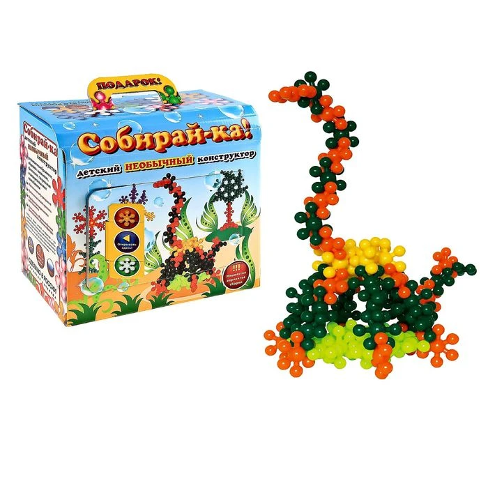 Конструктор «Собирай-ка» в сундучке, 40 деталей 