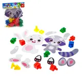 Конструктор Болты и гайки «Животные», 32 детали 