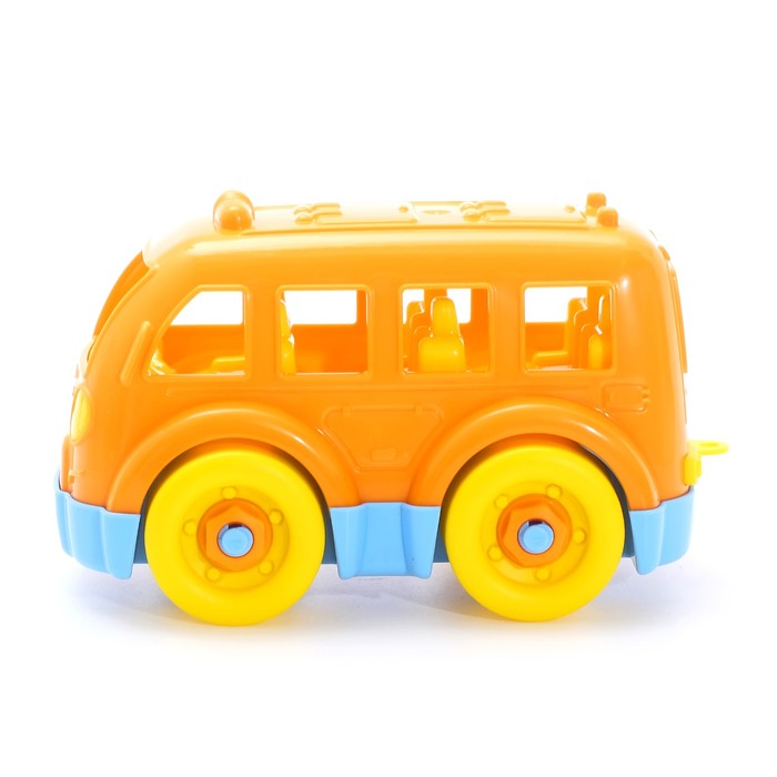 Конструктор-транспорт «Автобус малый», 15 элементов (в пакете) 