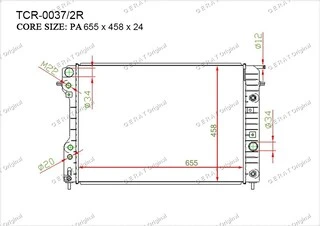 Радиатор основной Gerat TCR-0037/2R