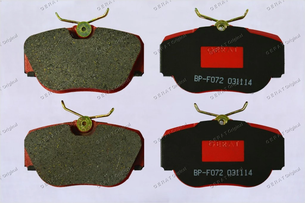 Тормозные колодки Gerat BP-F072 (передние)