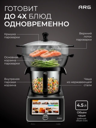 Кухонный робот ARG Cook+ CR-1 - фото 5