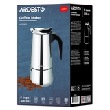 Гейзерная кофеварка Ardesto Gemini Apulia AR0806SS, 6 чашек - фото 10
