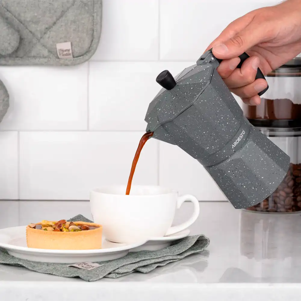 Гейзерная кофеварка ARDESTO Gemini Molise AR0809AGS, 9 чашек - фото 11